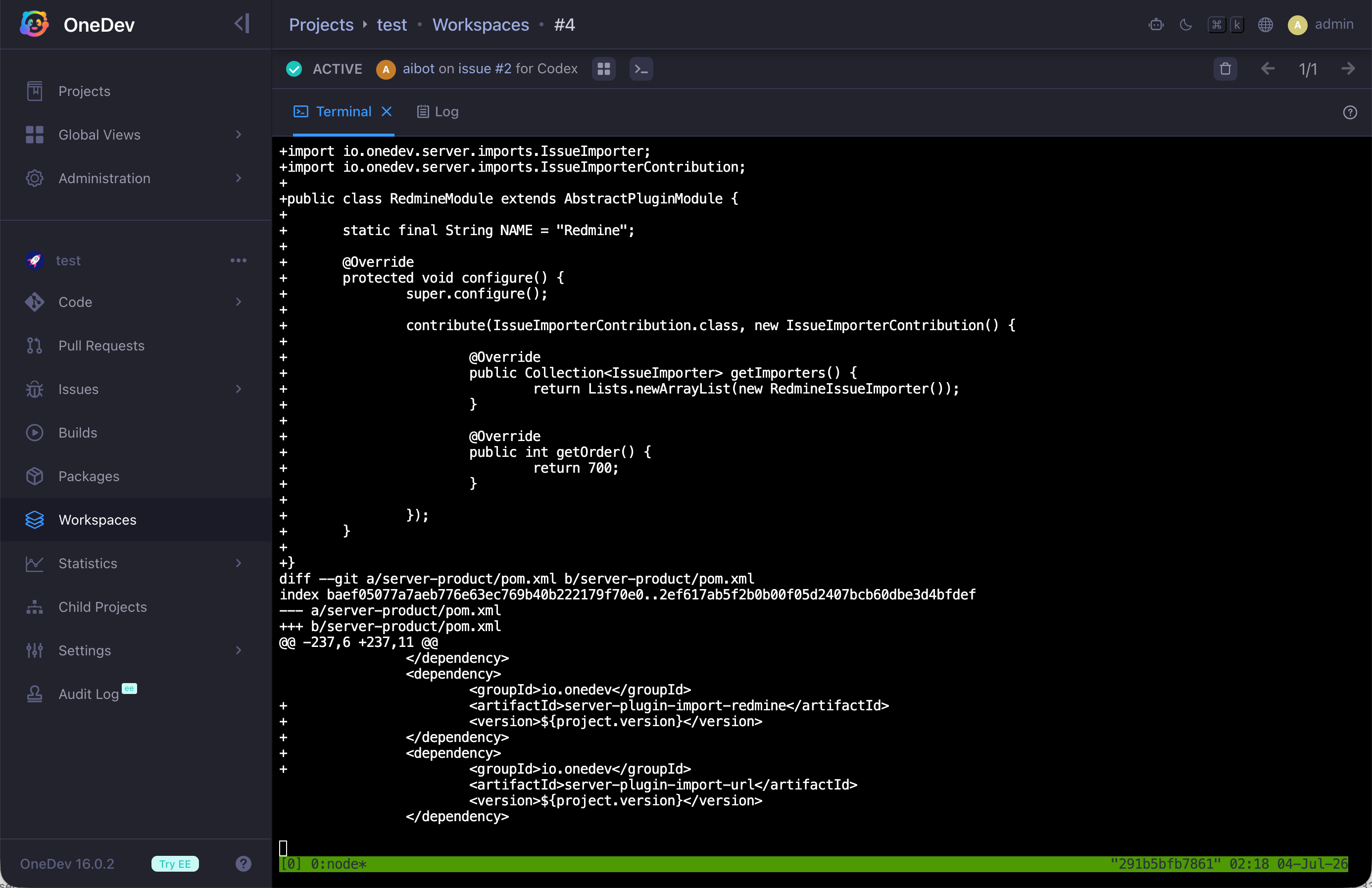 AI workspace