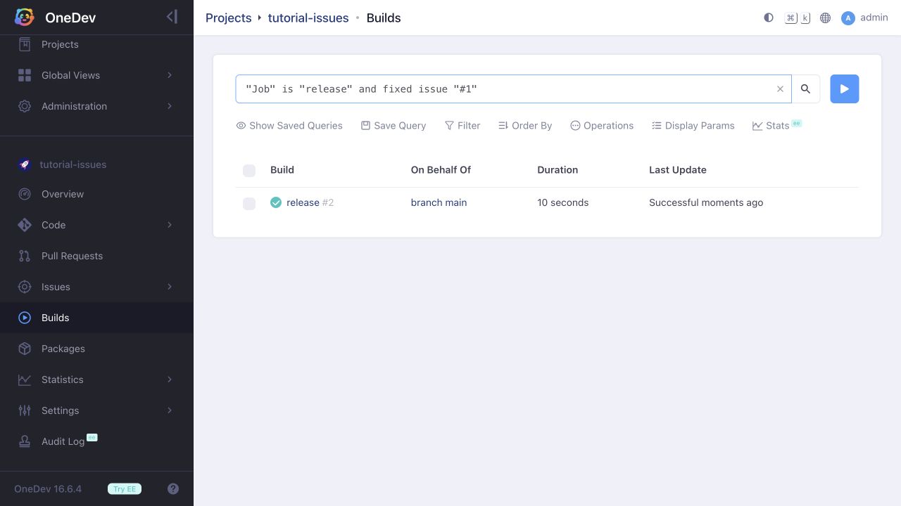Release builds fixing an issue