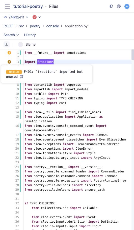 Source annotations